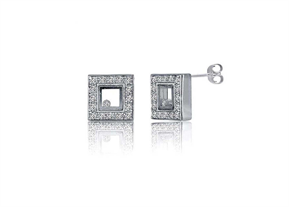 Rhodium Plated | Fashion Earrings